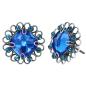 Preview: blue/green - Gem Rocks - Konplott earrings
